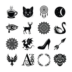set of animals icons