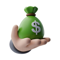 hand with dollar sign