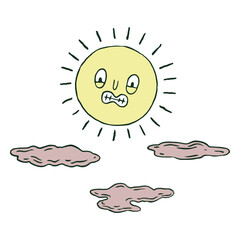 Worried sun