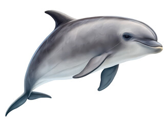 Obraz premium Harbour porpoise png marine mammal png dolphin png white background png aquatic animal png ocean life png transparent background image