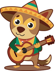 cowboy with a guitar