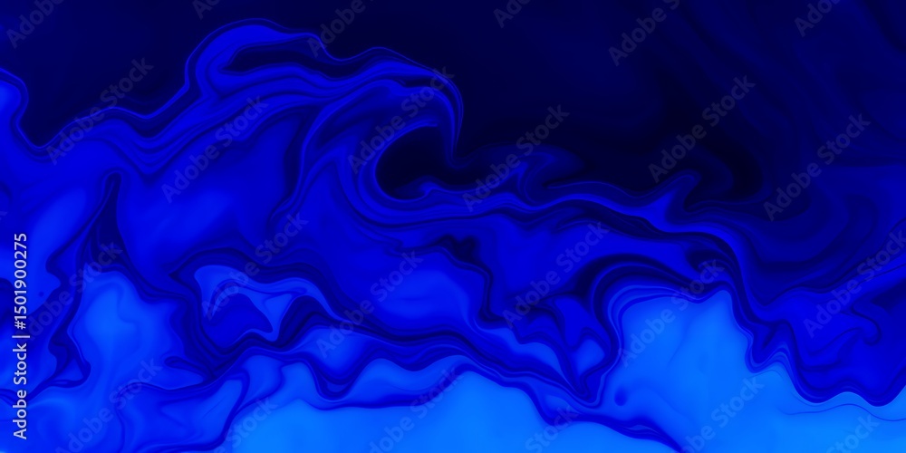 Poster abstract blue gradient background featuring swirling patterns and dark to light color transitions