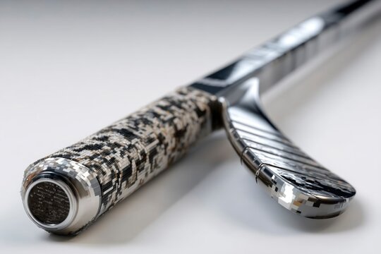 Precision Crafted Tactical Knife with Pixelated Grip and Stainless Steel Blade for Outdoor Surv