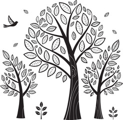 A tree of vector illustration 2