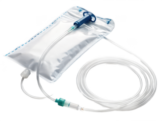 Hospital catheter bag png medical catheter bag png urine bag png healthcare equipment png white background png patient care png transparent background image