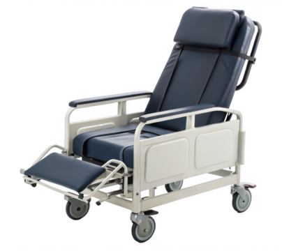 Hospital patient transport chair png medical transport chair png patient wheelchair png healthcare mobility aid png white background png hospital equipment png transparent background image