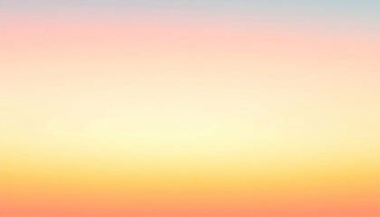 Obraz premium Soft Pastel Gradient Background: Smooth Blend of Pink, Yellow, and Orange Hues
