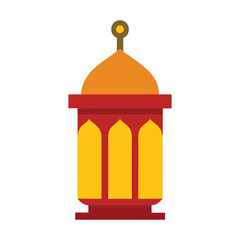 Decorative ramadan lantern illustration symbol of islamic celebration cultural element design