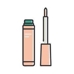 Vector of Liquid Nude Concealer Bottle matte finish