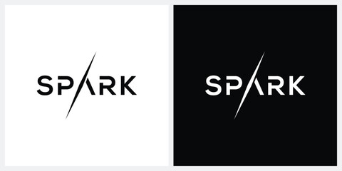 spark logo design vector template