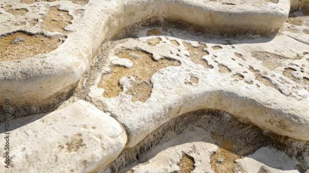Poster textured dry stone surface with unique patterns and natural flaws