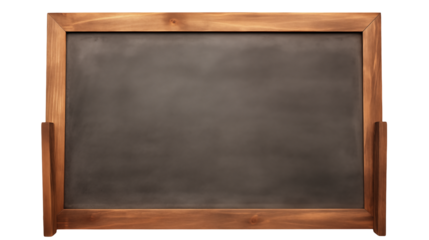 blank blackboard isolated on white