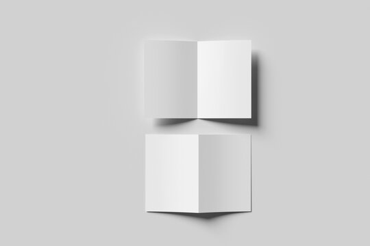 A4 bifold brochure mockup