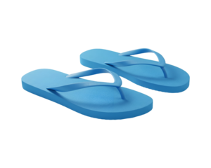 Flip flops with transparent background