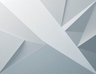 Dusty Gray and White Triangular Geometric Background – Tech Business Minimal Design

