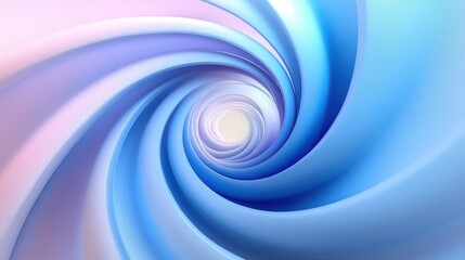 Swirling Blue and Pink Abstract Background in Fluid Motion