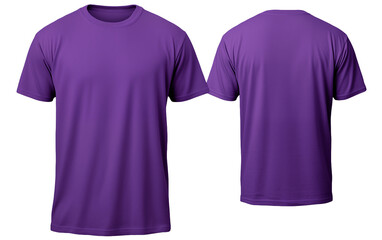 purple t shirt