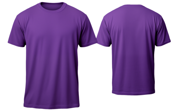 purple t shirt