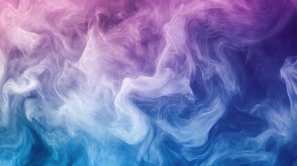 Fototapeta premium Abstract Colorful Smoke Flowing in Soft Waves Background Design