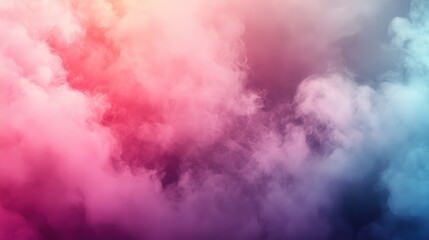 Fototapeta premium Colorful Smoke Background with Pink, Blue, and Purple Hues