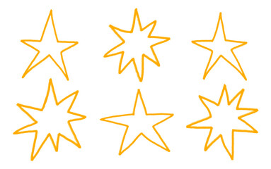 Star icon doodle planner