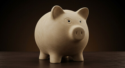 Piggy bank savings concept financial planning and money saving tips for future investment success