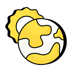 Weather colored Outline Icons