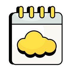 Weather colored Outline Icons