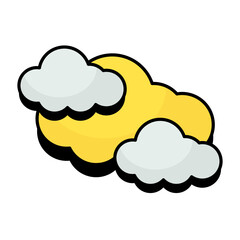 Weather colored Outline Icons