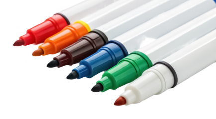 Office dry erase marker set png whiteboard marker png colored markers png erasable marker png school marker png transparent background image