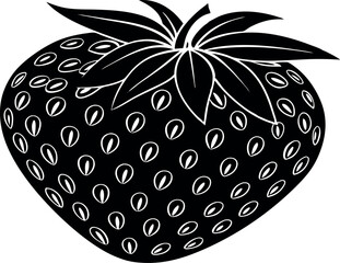 Strawberry silhouette