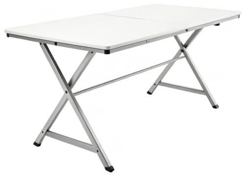 Office foldable table png folding desk png collapsible table png portable office table png space saving desk png transparent background image