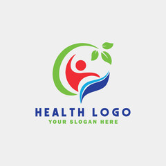 health care logo design vector