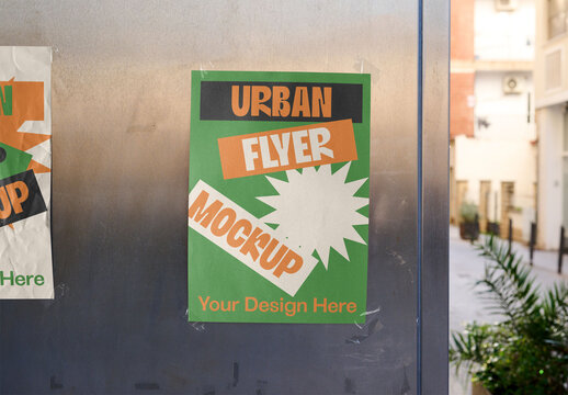 Urban Flyer on Quiet City Wall