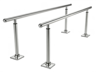 Parallel bars png gymnastics equipment png workout bars png physical therapy bars png fitness training gear png transparent background image