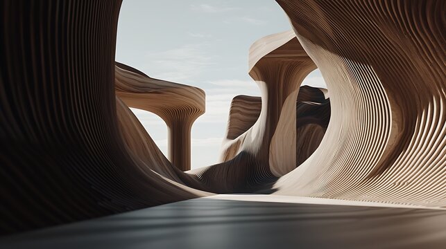 An elegant abstract marble design with swirling patterns in subtle neutral tones, evoking a sense of modern sophistication and refined beauty.