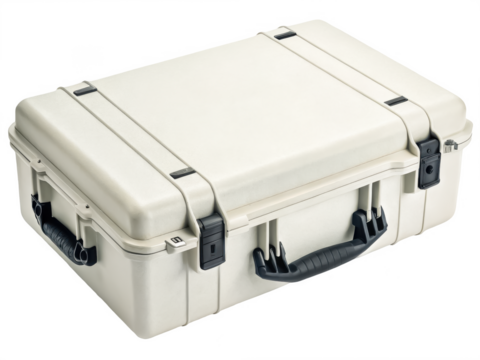 Pelican case png hard shell case png protective equipment box png waterproof gear case png rugged storage box png transparent background image