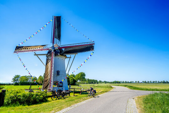 Windm&uuml;hle Molen 't Heut, Scharendijke, Niederlande 