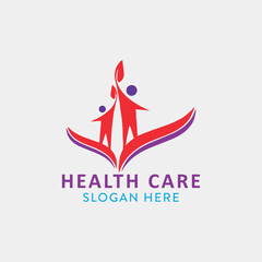 health care logo design vector