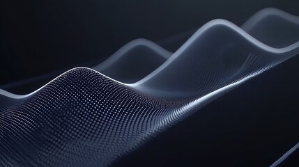 Dynamic, fluid lines paired with subtle abstract forms, evoking a sense of gentle motion and soft energy within the design.