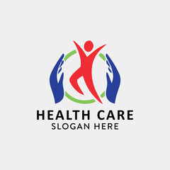 health care logo design vector
