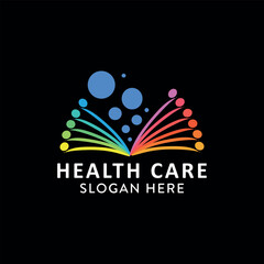 health care logo design vector