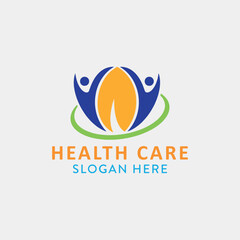 health care logo design vector