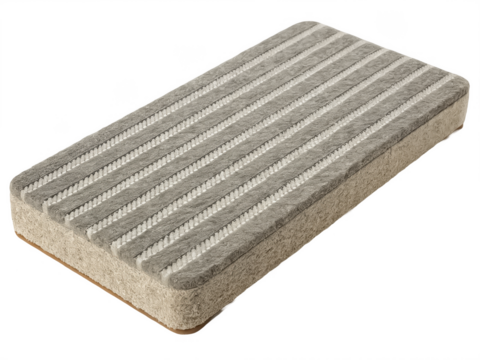 Pet nail scratch pad png dog nail file board png self-grooming scratcher png cat nail filing pad png pet paw care tool png transparent background