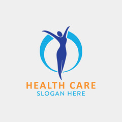 health care logo design vector