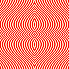 Optical ornament. Seamless pattern. Geometrical backdrop. Op art background. Geometric wallpaper. Modern motif. Linear textile print. Embroidery design. Abstract image. Ethnic vector work.