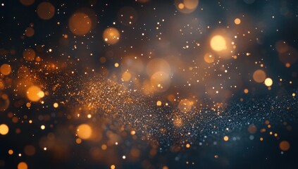 Fototapeta premium Enchanting bokeh lights and dust particles create a magical and dreamy atmosphere