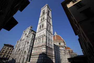 The Duomo of Santa Maria del Fiore and Giotto belfry, Florence, Italy