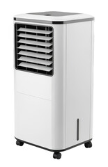 Portable air cooler png mini evaporative cooler png personal air conditioner png compact room cooler png desk fan with water tank png transparent background