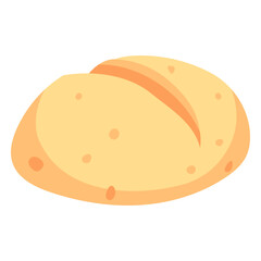 Bread milk loaf flat